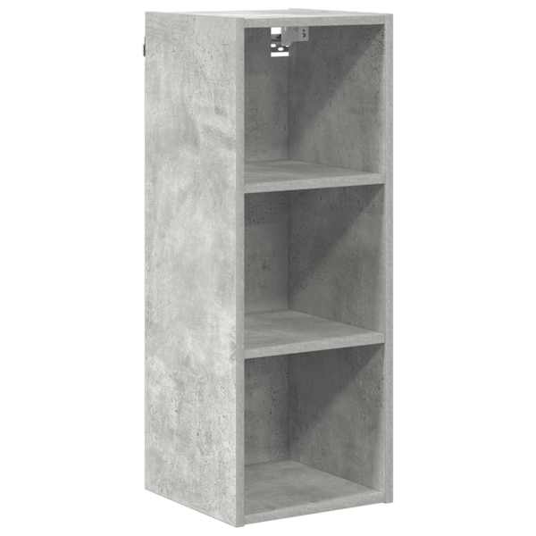 vidaXL Seinakapp Betoonhall 30 x 29,5 x 80 cm Tehispuit
