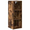 vidaXL Seinakapp Suitsetatud tamm 30 x 29,5 x 80 cm Tehispuit