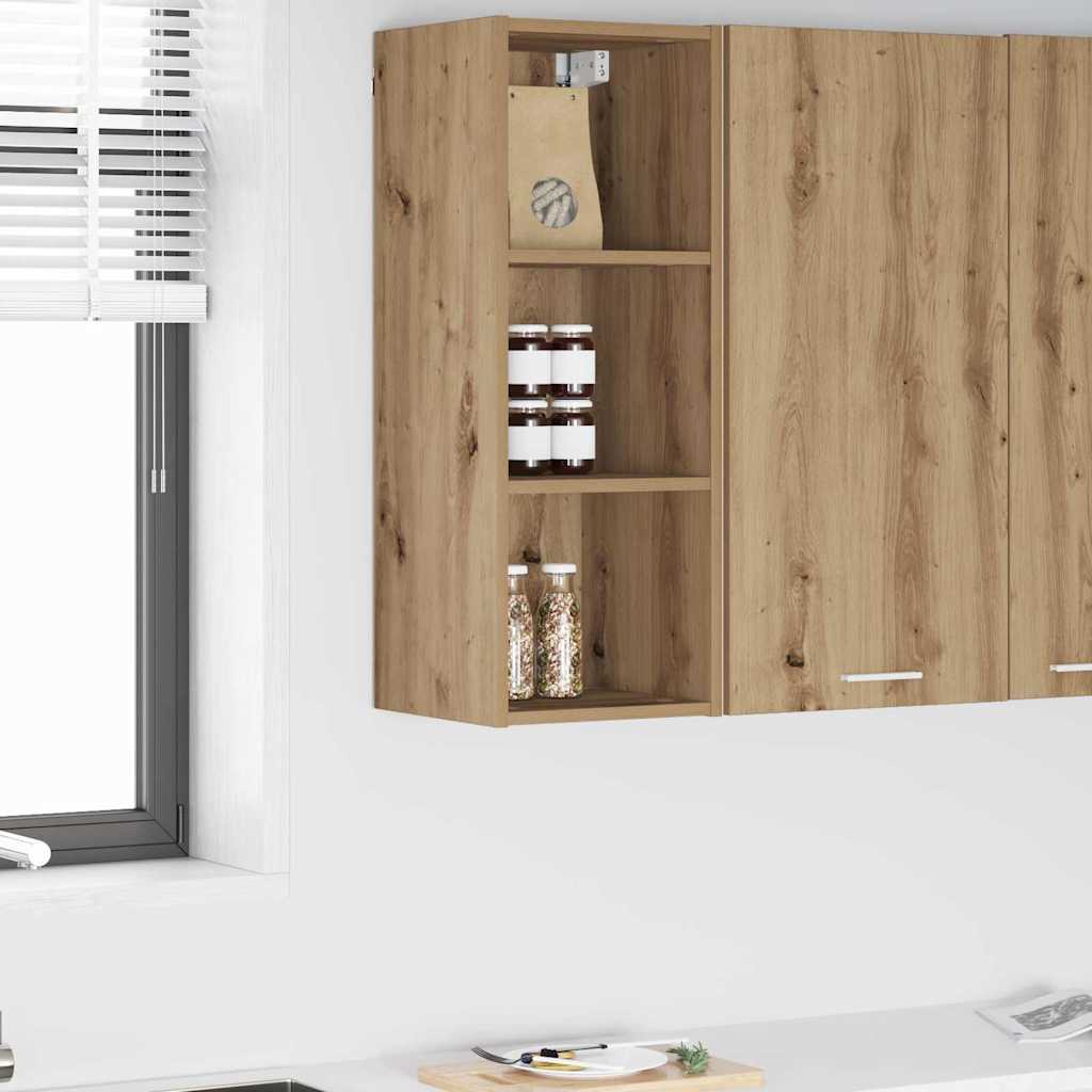 vidaXL Hängeschrank Riga Artisan-Eiche 30 x 29,5 x 80 cm Holzwerkstoff