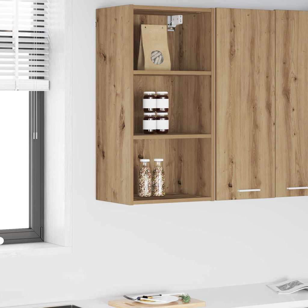 vidaXL Hängeschrank Riga Artisan-Eiche 40 x 29,5 x 80 cm Holzwerkstoff