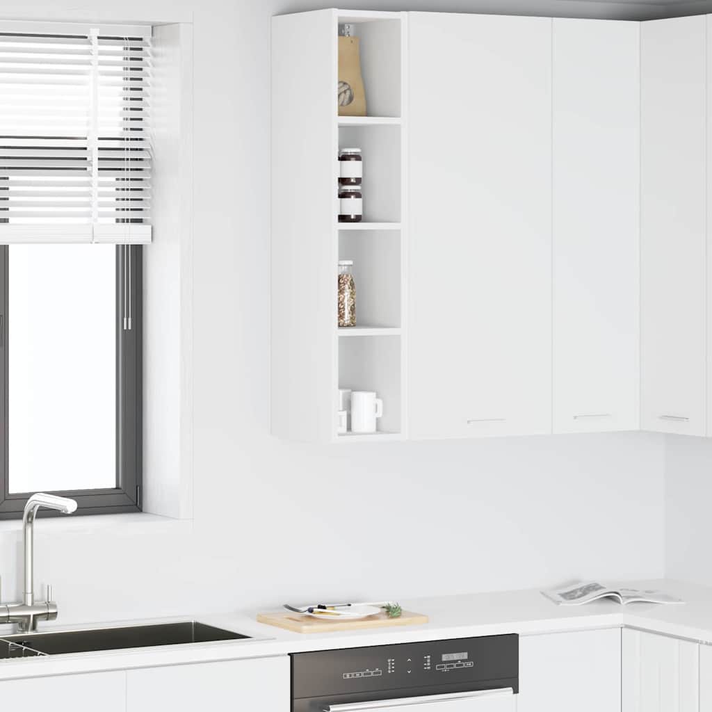 vidaXL Hängeschrank Riga Weiß 20 x 29,5 x 100 cm Holzwerkstoff