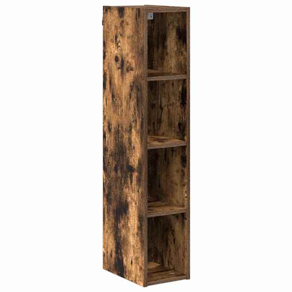 vidaXL Seinakapp Suitsetatud tamm 20 x 29,5 x 100 cm Tehispuit