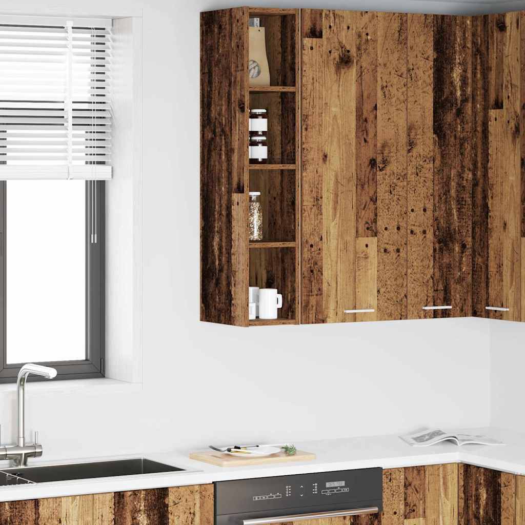 Dulapuri bucătărie - Dulap suspendat cu raft Riga Lemn Vechi 20 x 29,5 x 100 cm