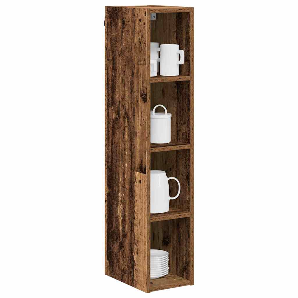 vidaXL Hangkast Riga Oud Hout 20 x 29,5 x 100 cm Bewerkt hout