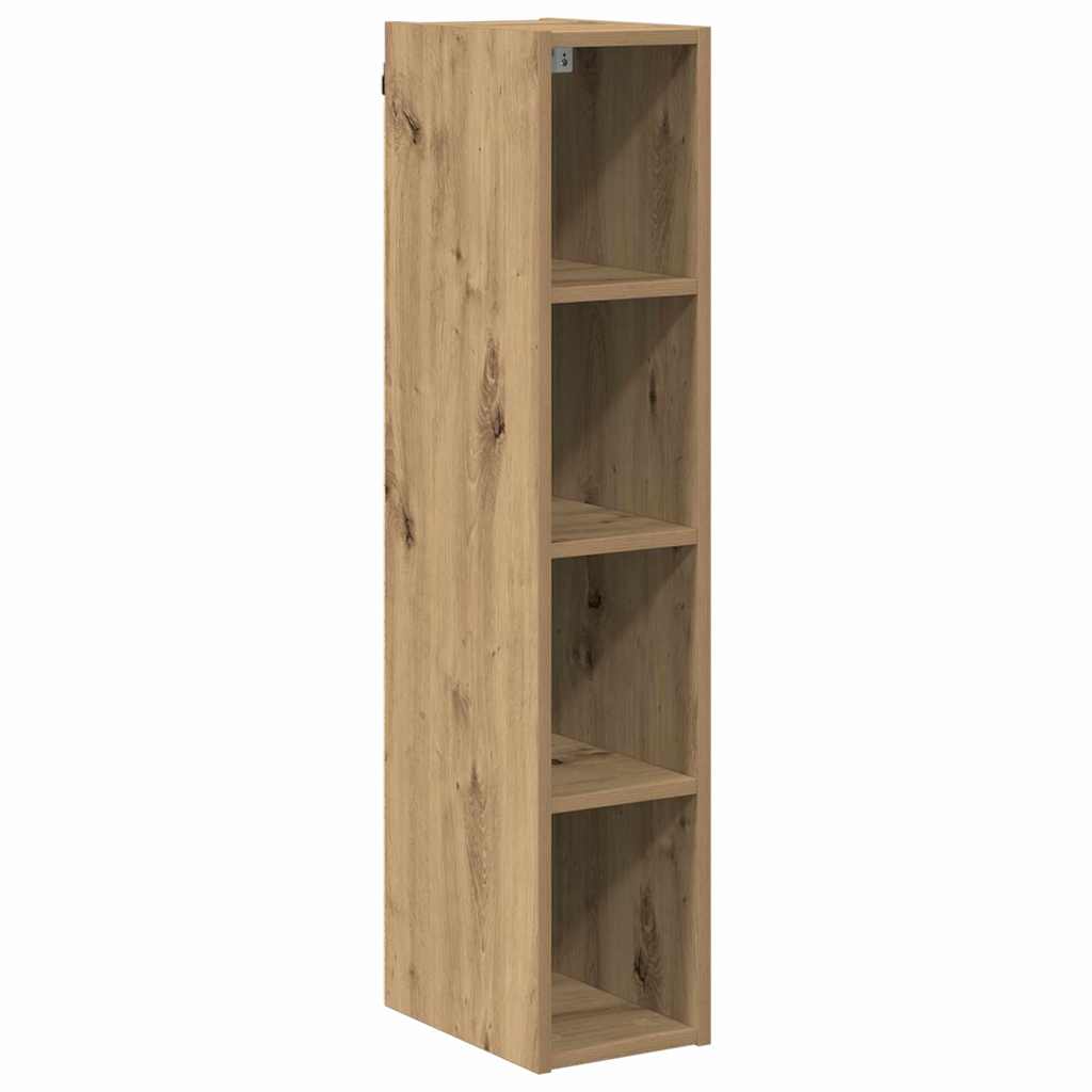 Thumbnail - vidaXL Hängeschrank mit Regal Riga Artisan-Eiche 20 x 29,5 x 100 cm