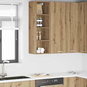 Viseča omarica Umetni hrast 30 x 29,5 x 100 cm Konstruiran les