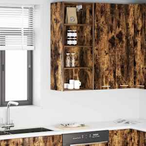 Viseča omarica Dimljeni oreh 40 x 29,5 x 100 cm Konstruiran les