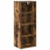 vidaXL Seinakapp Suitsetatud tamm 40 x 29,5 x 100 cm Tehispuit