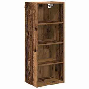vidaXL Seinakapp Vana puit 40 x 29,5 x 100 cm Tehispuit