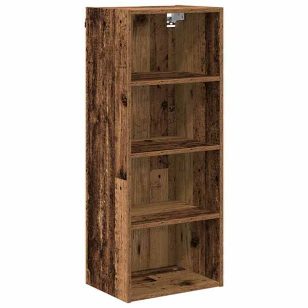 vidaXL Seinakapp Vana puit 40 x 29,5 x 100 cm Tehispuit