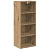 vidaXL Seinakapp Artisan tamm 40 x 29,5 x 100 cm Tehispuit