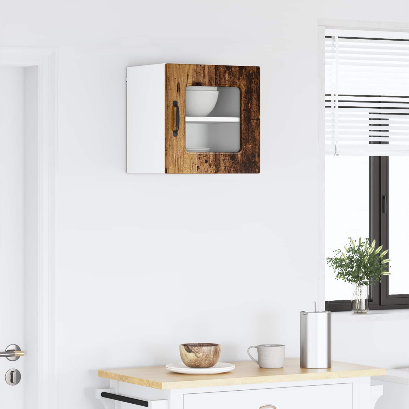 Köögikapp Kalmar Vana puit 40 x 31 x 40 cm Tehispuit 27 Kõik vajalik sinu aeda ja koju! Köögikapp Kalmar Vana puit 40 x 31 x 40 cm Tehispuit - Image 4