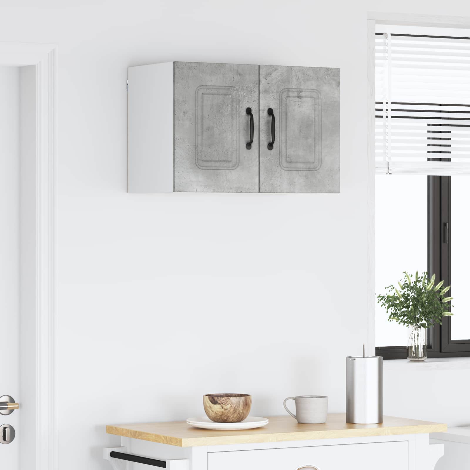 Köögikapp Kalmar 2 pcs Betoonhall 30 x 31 x 40 cm Tehispuit 4 Kõik vajalik sinu aeda ja koju! Köögikapp Kalmar 2 pcs Betoonhall 30 x 31 x 40 cm Tehispuit - Image 4