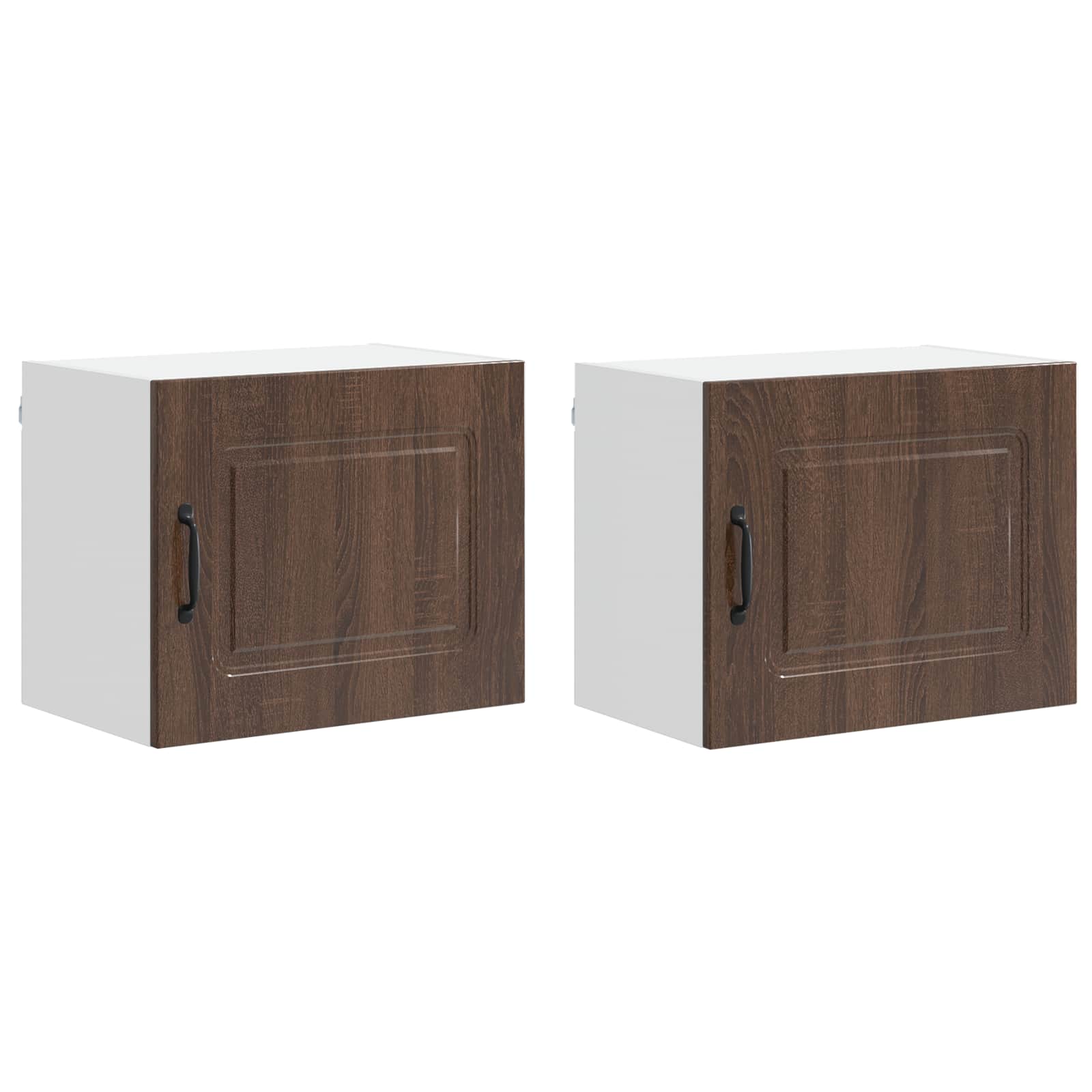 Köögikapp Kalmar 2 pcs Pruun tamme 50 x 31 x 40 cm Tehispuit 2 Kõik vajalik sinu aeda ja koju! Köögikapp Kalmar 2 pcs Pruun tamme 50 x 31 x 40 cm Tehispuit - Image 2