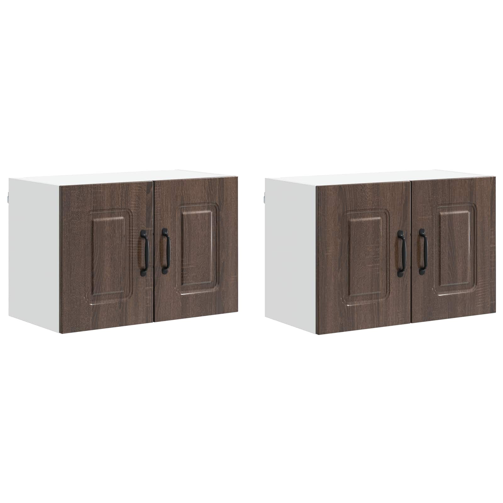 Thumbnail - vidaXL Küchenschrank Kalmar 2 pcs Braun Eichen-Optik 60 x 31 x 40 cm