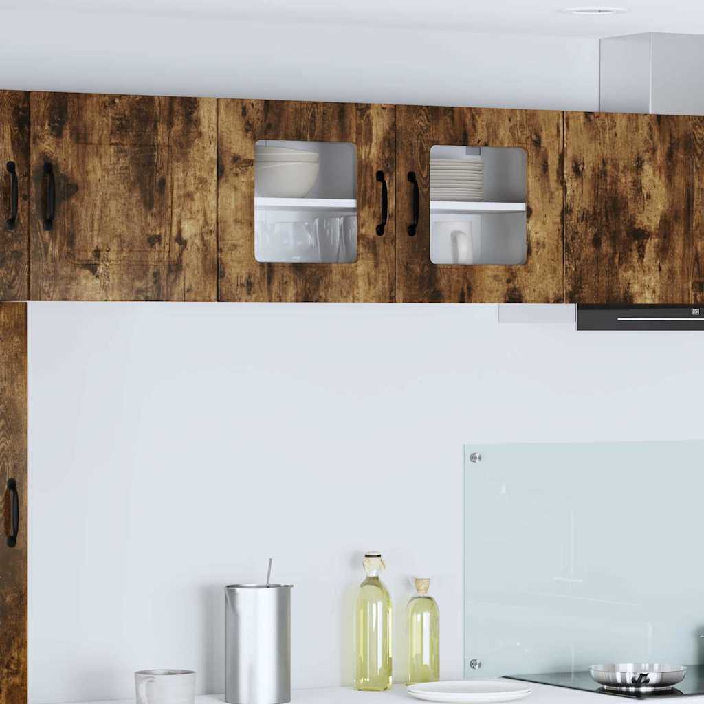 Dulapuri bucătărie - Dulap suspendat de bucătărie Stejar fumuriu 80 x 31 x 40 cm