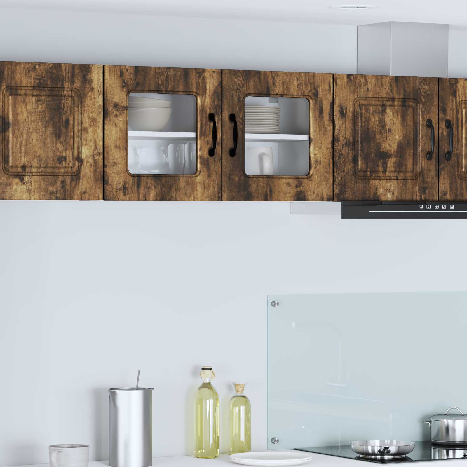 Thumbnail - vidaXL Küchenschrank Kalmar Geräucherte Eiche 80 x 31 x 40 cm