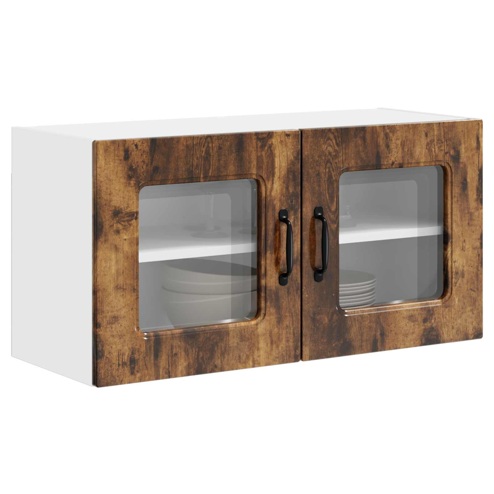 Thumbnail - vidaXL Küchenschrank Kalmar Geräucherte Eiche 80 x 31 x 40 cm