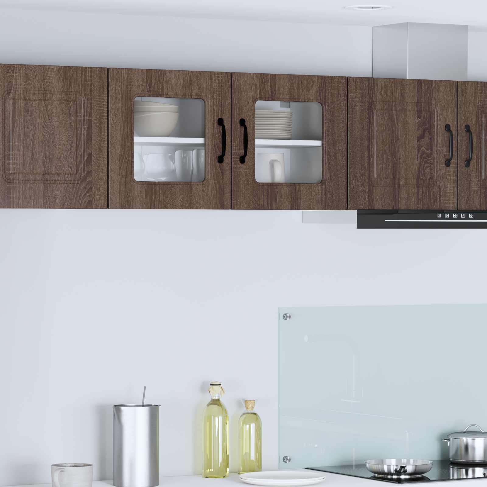 vidaXL Küchenschrank Kalmar Braun Eichen-Optik 80 x 31 x 40 cm