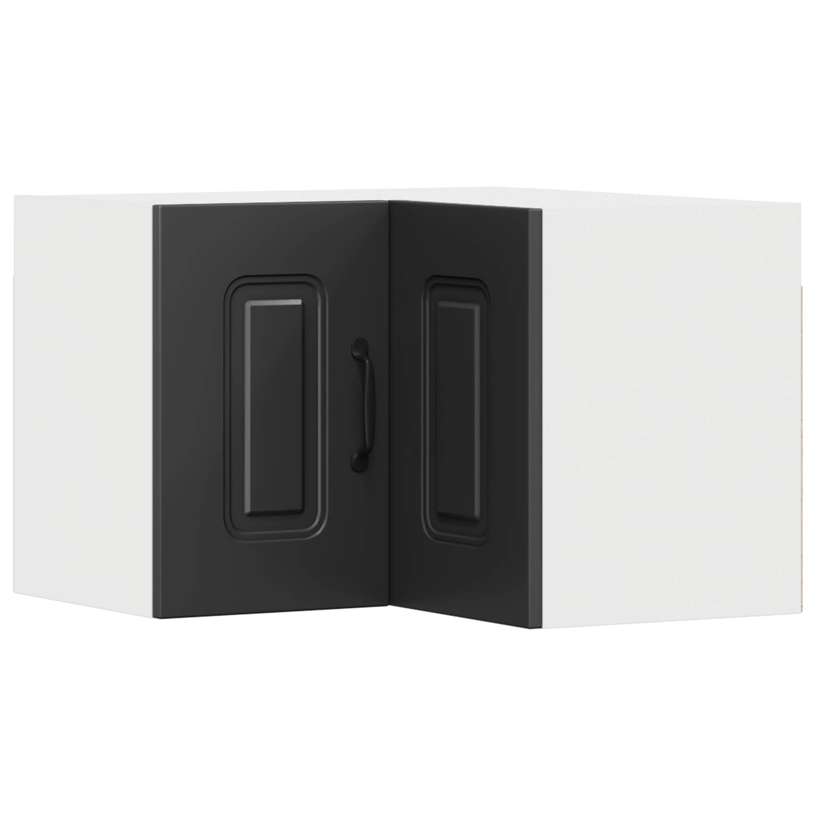 vidaXL Vaatwasserpaneel KALMAR Zwart 57 x 57 x 40 cm Bewerkt hout, foto 3