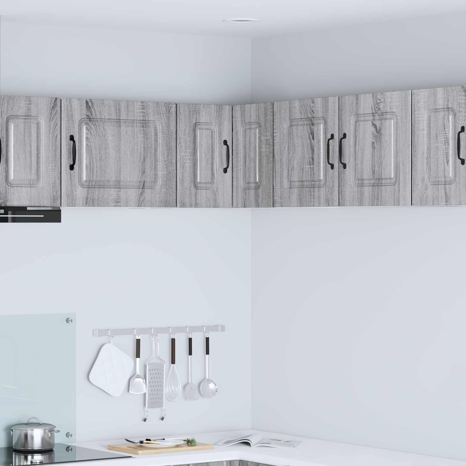 vidaXL Dulap de bucătărie Kalmar Gri Sonoma 57 x 57 x 40 cm