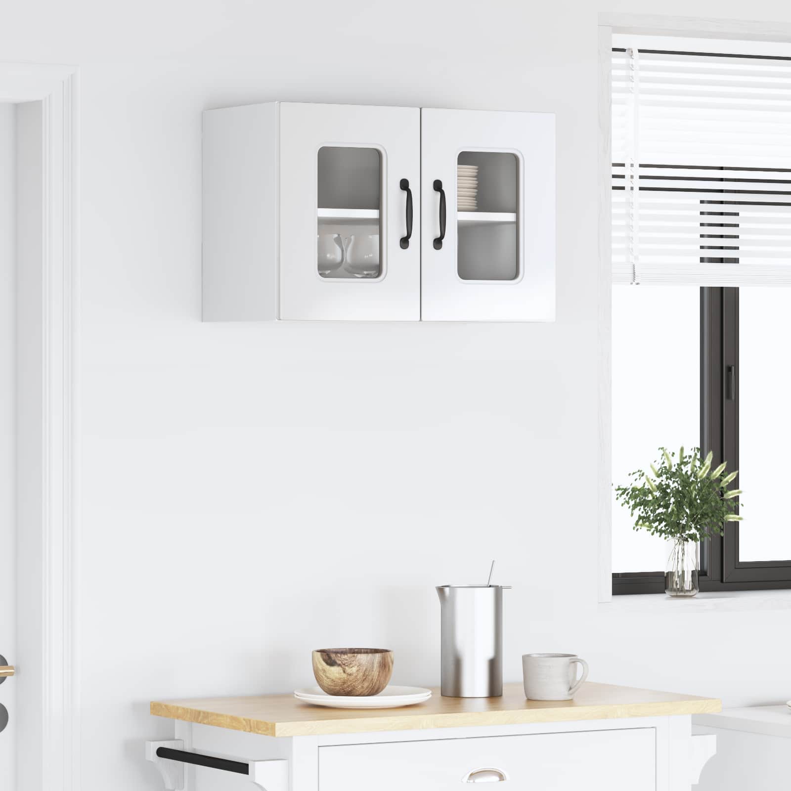 Köögikapp Kalmar Kergelt läikiv valge 60 x 31 x 40 cm Tehispuit 5 Kõik vajalik sinu aeda ja koju! Köögikapp Kalmar Kergelt läikiv valge 60 x 31 x 40 cm Tehispuit - Image 5