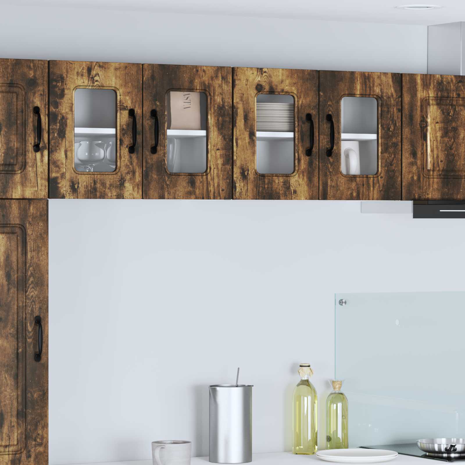 Köögikapp Kalmar 2 pcs Suitsetatud tamm 60 x 31 x 40 cm