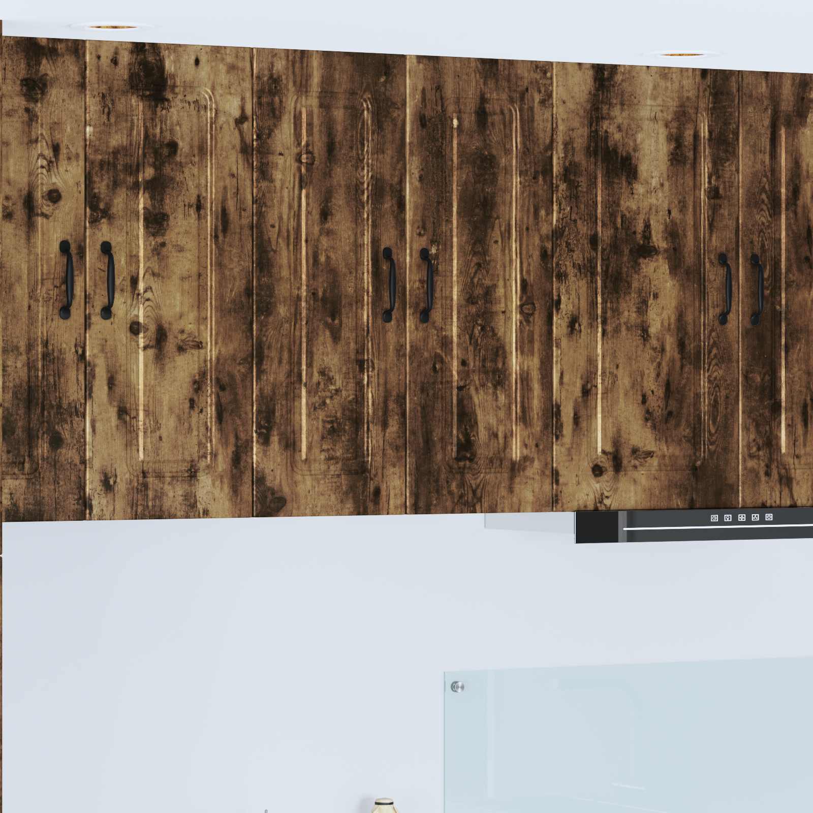 Köögikapp Kalmar 2 pcs Suitsetatud tamm 30 x 31 x 80 cm