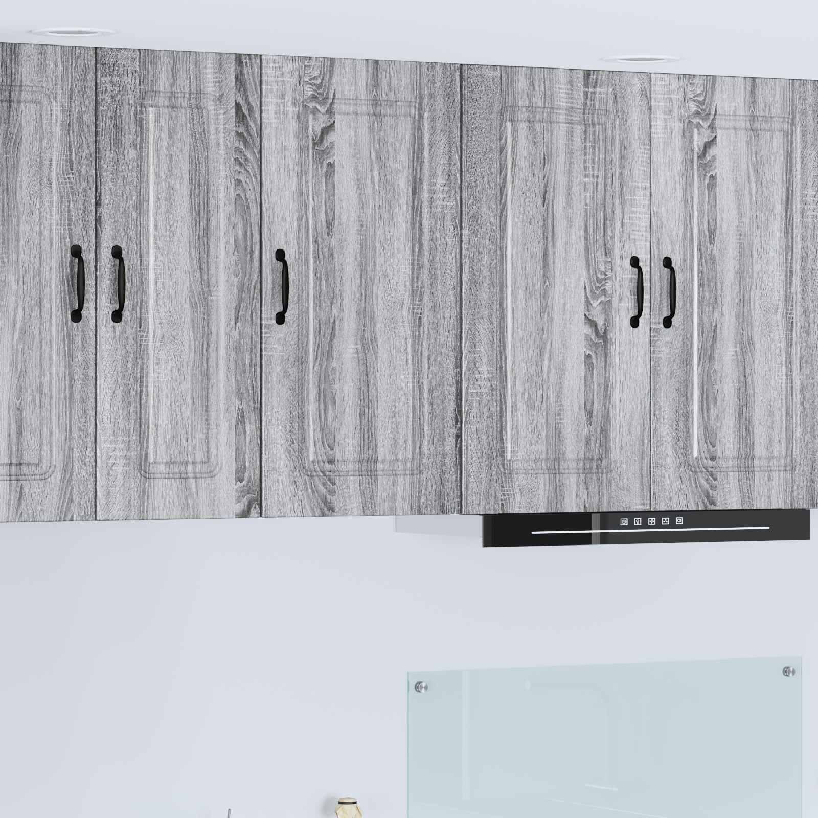 vidaXL Küchenschrank mit Speicher Kalmar Graues Sonoma 40 x 31 x 80 cm