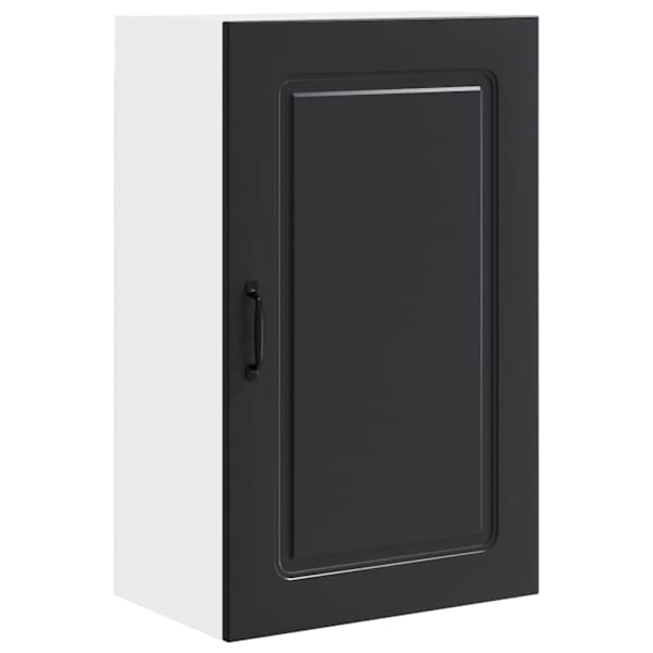 vidaXL N&otilde;udepesumasina paneel Kalmar Must 50 x 31 x 80 cm Tehispuit