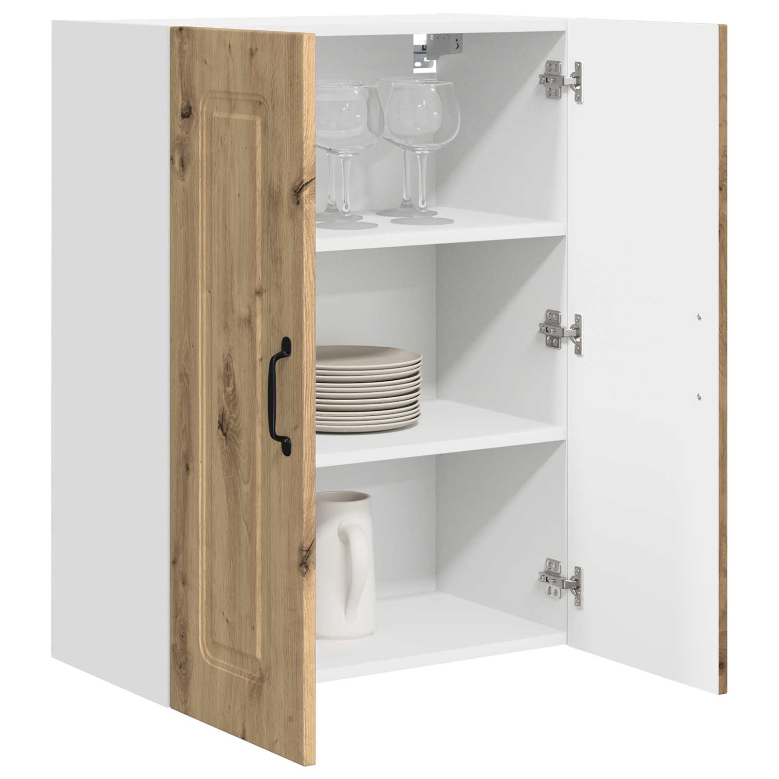 Thumbnail - vidaXL Küchenschrank mit Speicher Kalmar Artisan-Eiche 60 x 31 x 80 cm