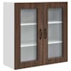 vidaXL N&otilde;udepesumasina paneel Kalmar Pruun tamme 80 x 31 x 80 cm