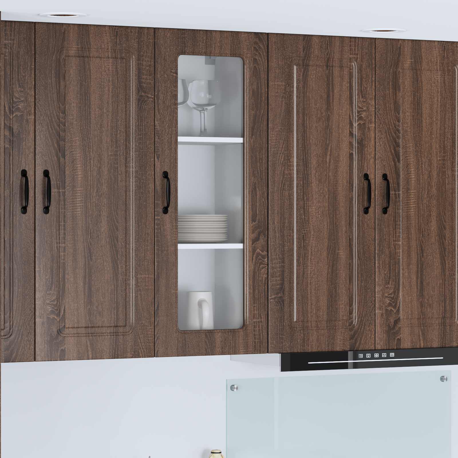 Köögikapp Kalmar Pruun tamme 40 x 31 x 100 cm Tehispuit