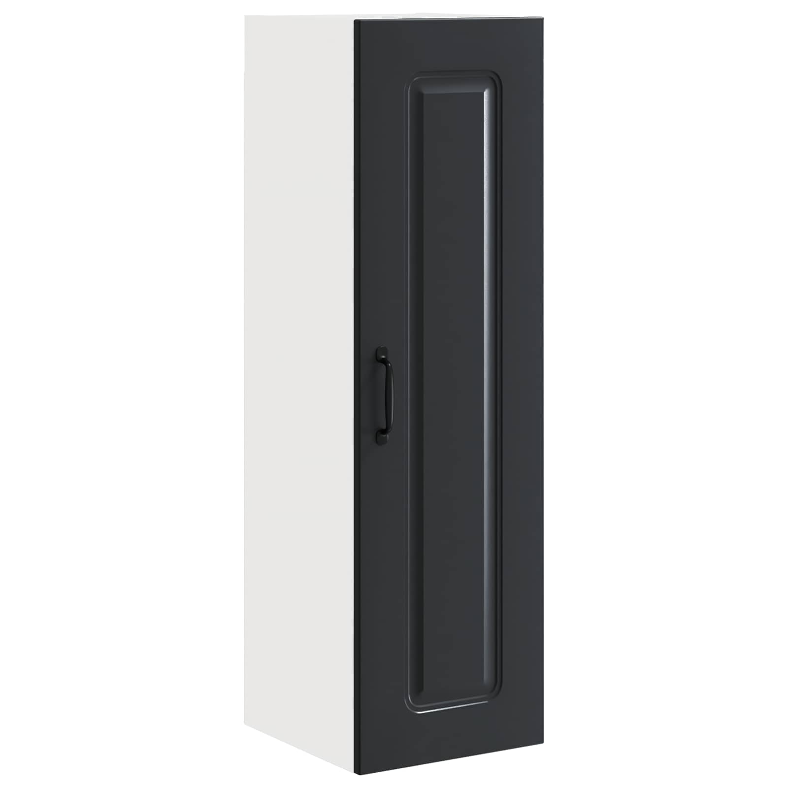 VidaXL Keuken Kast Kalmar Zwart 30 X 31 X 100 Cm Bewerkt Hout