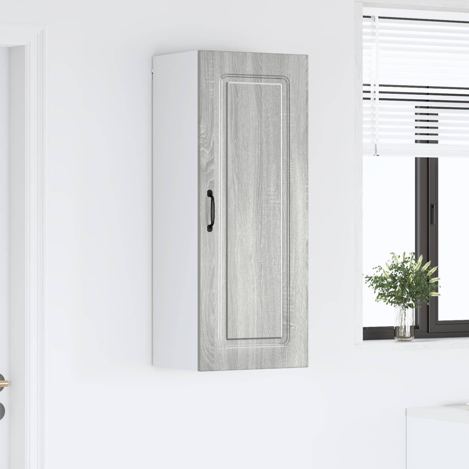 vidaXL Panou mașină de spălat vase Kalmar Gri Sonoma 40 x 31 x 100 cm