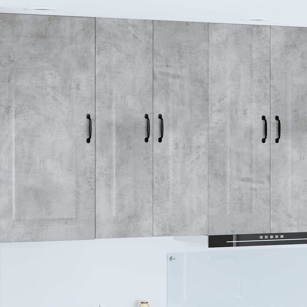 Dulapuri bucătărie - Dulap suspendat de bucătărie Gri din beton 60 x 31 x 100 cm