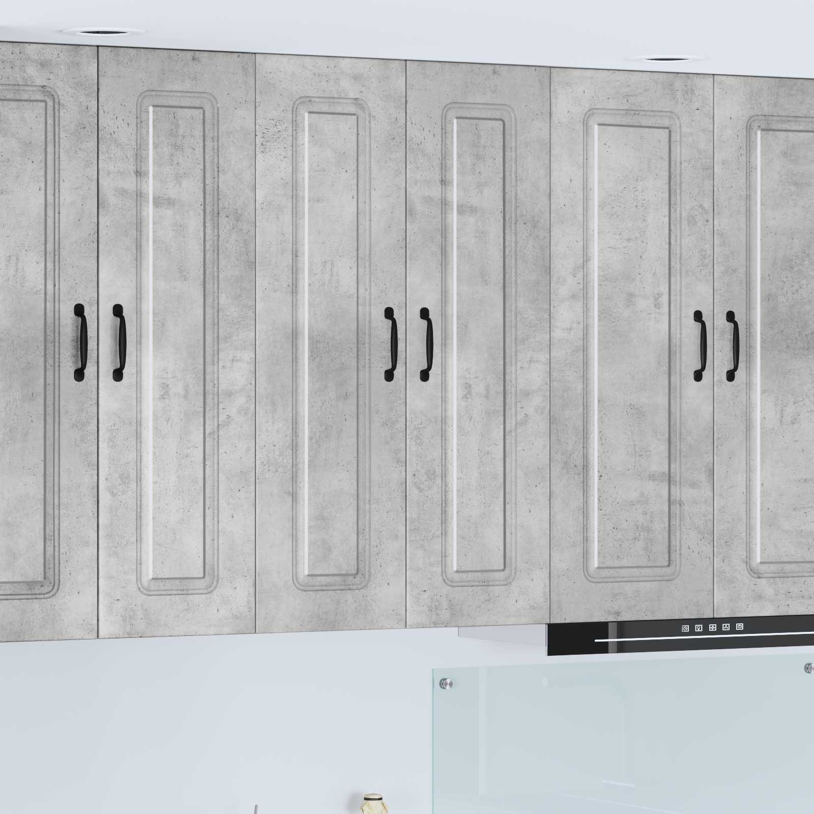vidaXL Tiskipaneeli Kalmar Betoni Harmaa 60 x 31 x 100 cm Tekninen puu