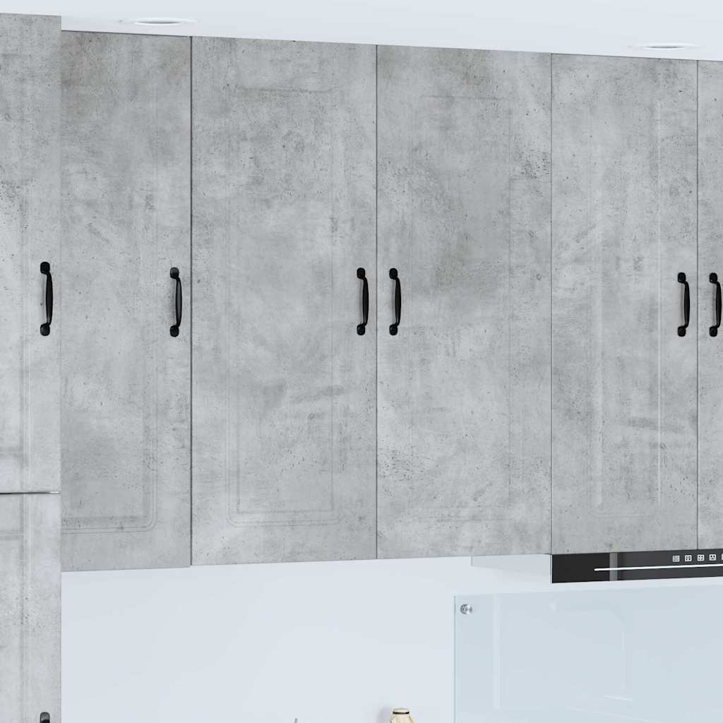Mobilă și Mobilier - Dulap suspendat de bucătărie Gri din beton 80 x 31 x 100 cm