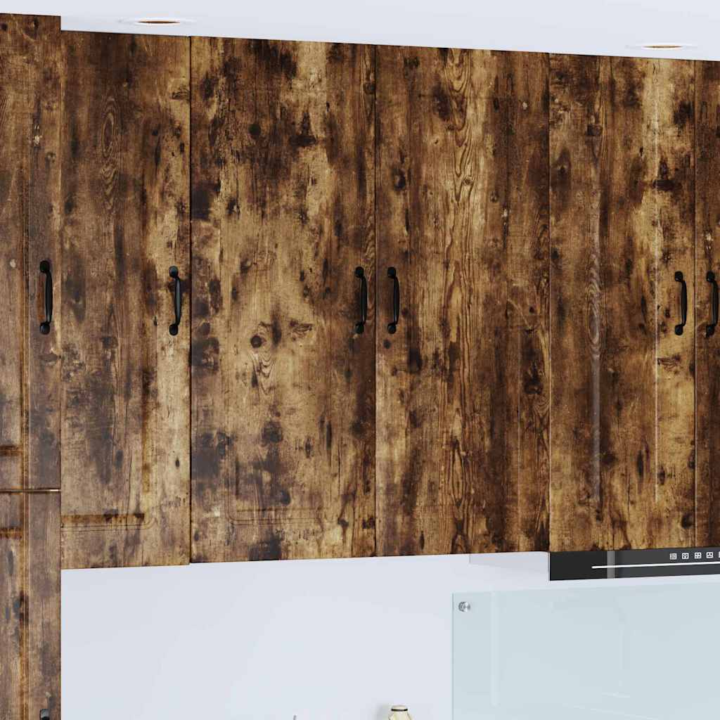 vidaXL Dulap suspendat de bucătărie Stejar fumuriu 80 x 31 x 100 cm