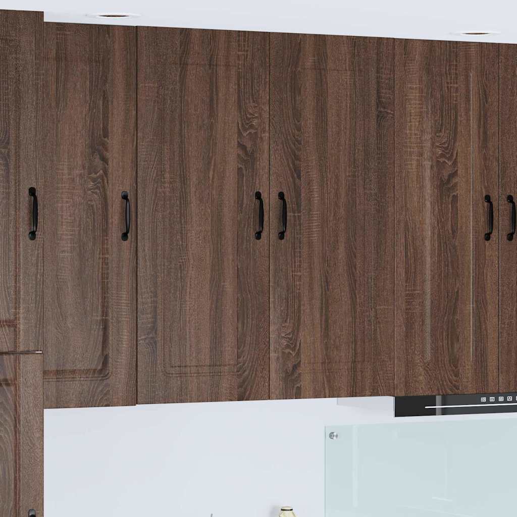 Mobilă și Mobilier - Dulap suspendat de bucătărie Stejar închis 80 x 31 x 100 cm