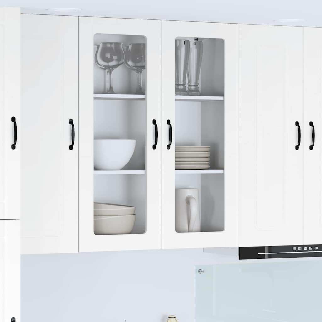 Mobilă și Mobilier - Dulap suspendat de bucătărie Alb 80 x 31 x 100 cm Lemn compozit