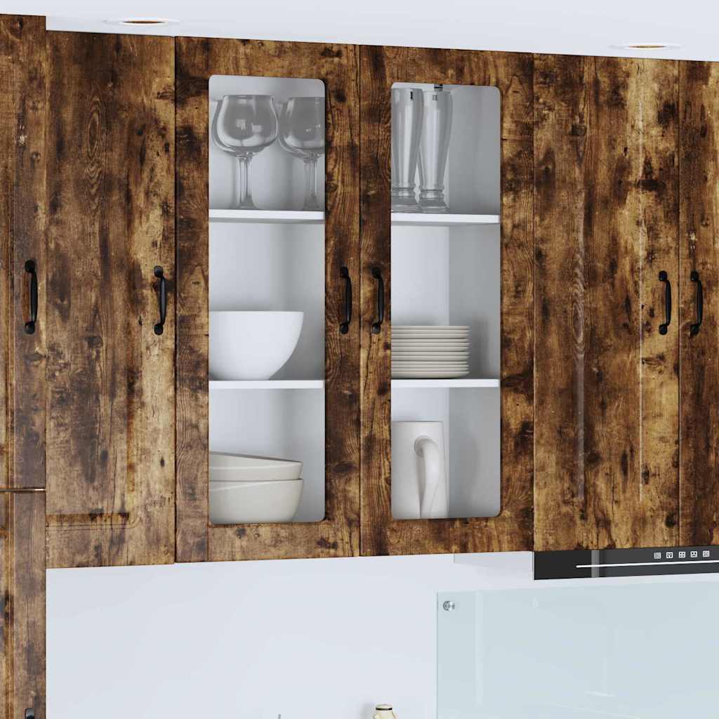 Mobilă și Mobilier - Dulap suspendat de bucătărie Stejar fumuriu 80 x 31 x 100 cm