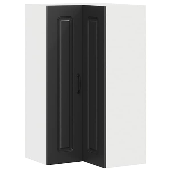 vidaXL N&otilde;udepesumasina paneel Kalmar Must 57 x 57 x 100 cm Tehispuit