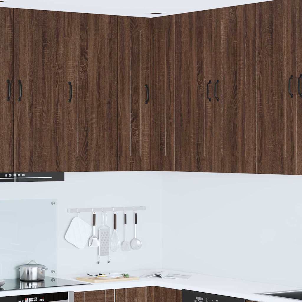 Dulapuri bucătărie - Dulap suspendat de bucătărie Stejar închis 57 x 57 x 100 cm