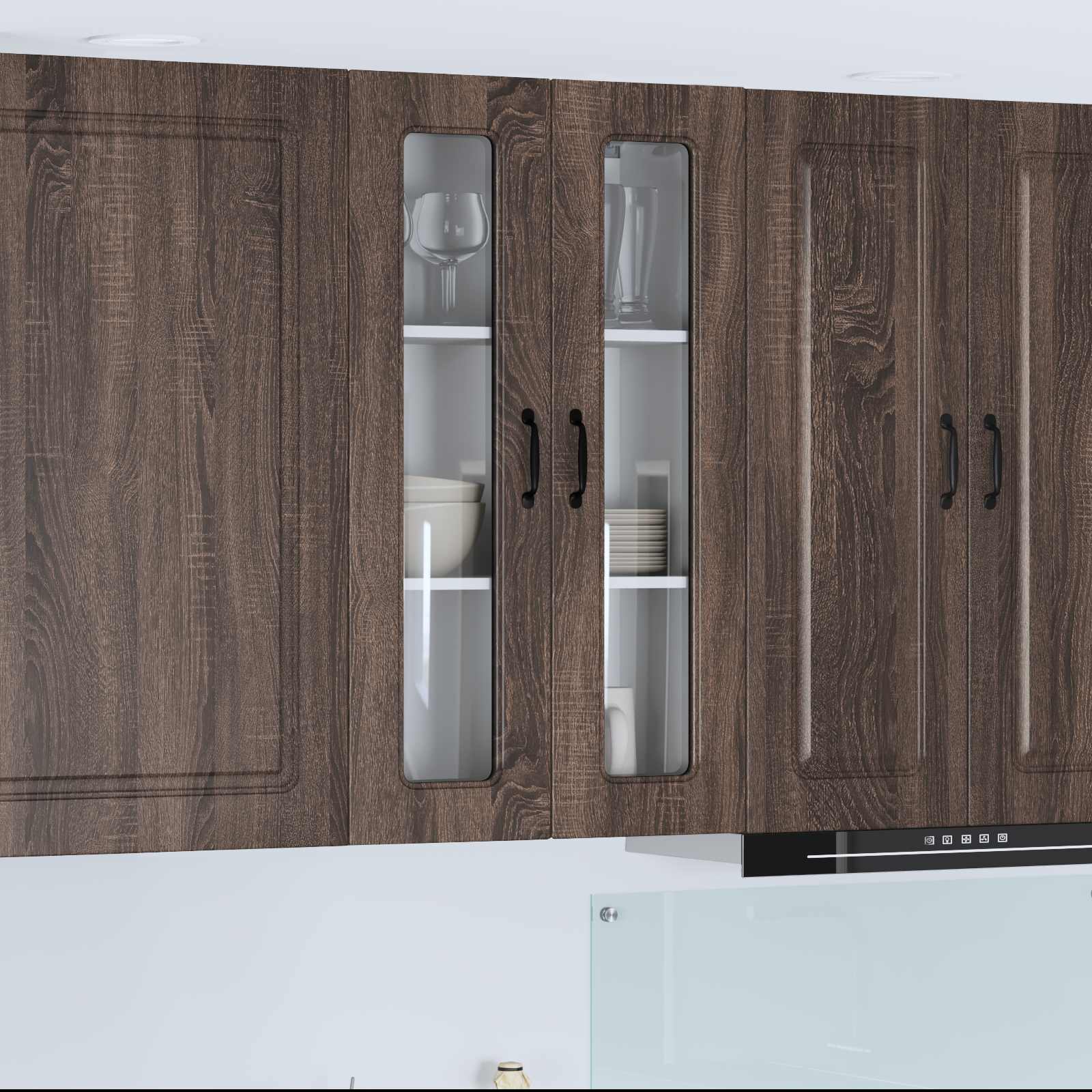 vidaXL Dulap de bucătărie Kalmar Stejar închis 60 x 31 x 100 cm