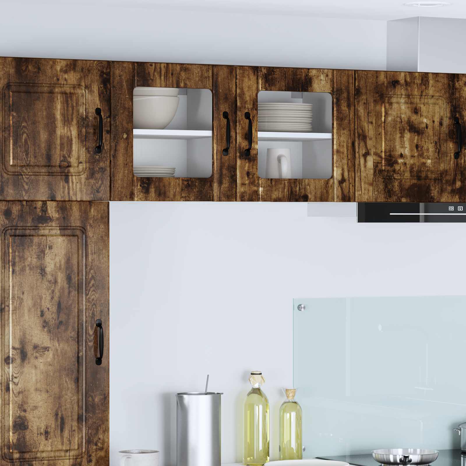 vidaXL Dulap de bucătărie Stejar fumuriu 40 x 31 x 40 cm Lemn compozit