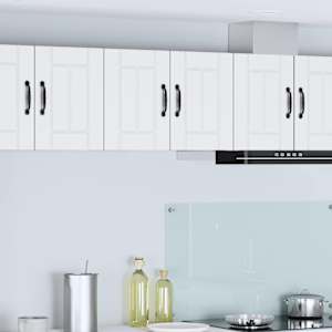 Omarica na steni LUCCA 2 pcs Bela 30 x 31 x 40 cm