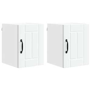 Nástěnná skříňka LUCCA 2 pcs Bílá 30 x 31 x 40 cm - obrázek 2