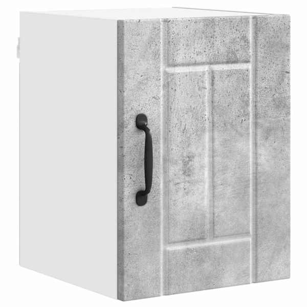 vidaXL Seinekapp LUCCA Betoonhall 30 x 31 x 40 cm Tehispuit