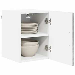 Nástěnná skříňka LUCCA 2 pcs Betonově šedá 30 x 31 x 40 cm - obrázek 3